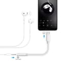 Miniatyrbillede 4 af 4: 2-pak USB-C til 3,5 mm adapter - Samsung hovedtelefonadapter (S20, S21, S22, S23 og andre) Sort