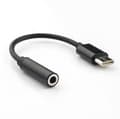 Miniatyrbillede 1 af 4: 2-pak USB-C til 3,5 mm adapter - Samsung hovedtelefonadapter (S20, S21, S22, S23 og andre) Sort