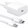 Miniatyrbild 2 av 3: 2-Pack - Laddare för iPhone Adapter+Kabel 20W USB-C Snabbladdare