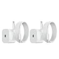 Miniatyrbild 1 av 3: 2-Pack - Laddare för iPhone Adapter+Kabel 20W USB-C Snabbladdare