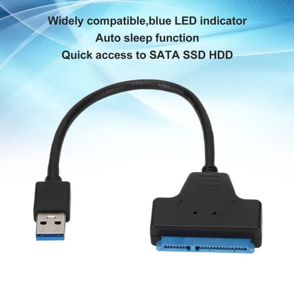 USB3.0 SATA-adapter til 2,5" 3,5" SATA-harddiske