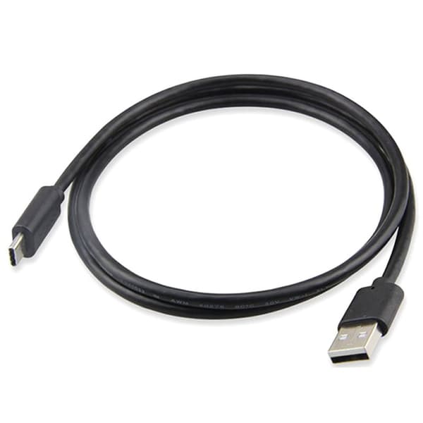 USB till USB-C Kabel - 1 m - Svart