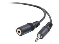 C2G - Ljudförlängningskabel - mini-telefonstereo 3,5 mm (hane) till mini-telefonstereo 3,5 mm (hona) - 10 m - skärmad - formpressad