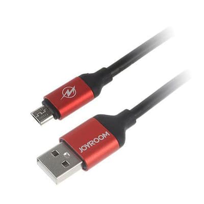 JOYROOM 3M Micro USB-kabel - Svart/Röd