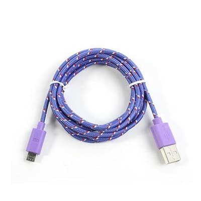 Universaali 2m Micro Usb Kaapeli Älypuhelimille - Violetti