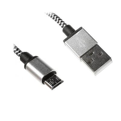 USB Kabel til Android Smartphones - Sølv