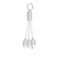 Miniatyrbild 1 av 9: Nyckelringskabel 2-i-1 med micro-USB samt Lightning