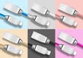 Miniatyrbild 8 av 8: Nylon flätad Lightning kabel 1m
