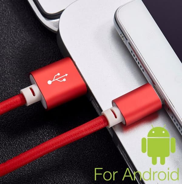 Type-C kabel i PU-läder