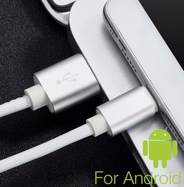 Type-C kabel i PU-läder