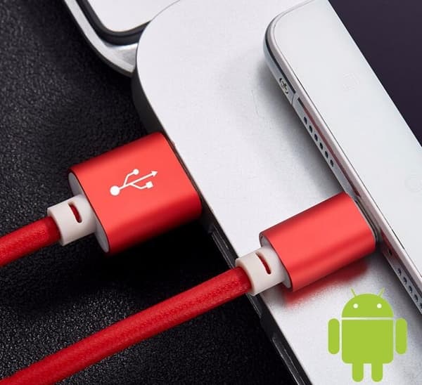 Type-C kabel i PU-läder