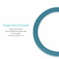 Miniatyrbild 2 av 10: ROCK Zink Alloy Nylon Braided Lightning kabel 180cm