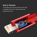 Miniatyrbild 11 av 11: ROCK Charge and Sync Round Lightningkabel II 1m