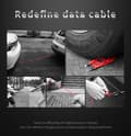 Miniatyrbild 9 av 11: ROCK Hi-Tensile USB-C kabel 1m
