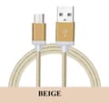 Miniatyrbild 9 av 11: 2st Hög kvalitets 2m USB-C SnabbladdningsKabel stark laddare