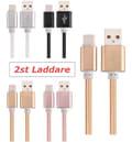Miniatyrbild 1 av 11: 2st Hög kvalitets 2m USB-C SnabbladdningsKabel stark laddare