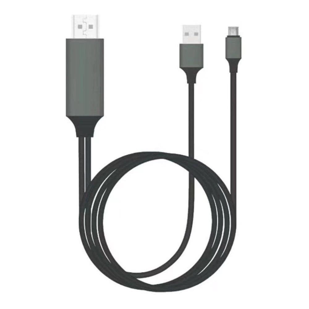 Universel 2M Type-C og USB til HDMI adapter kabel til OnePlu