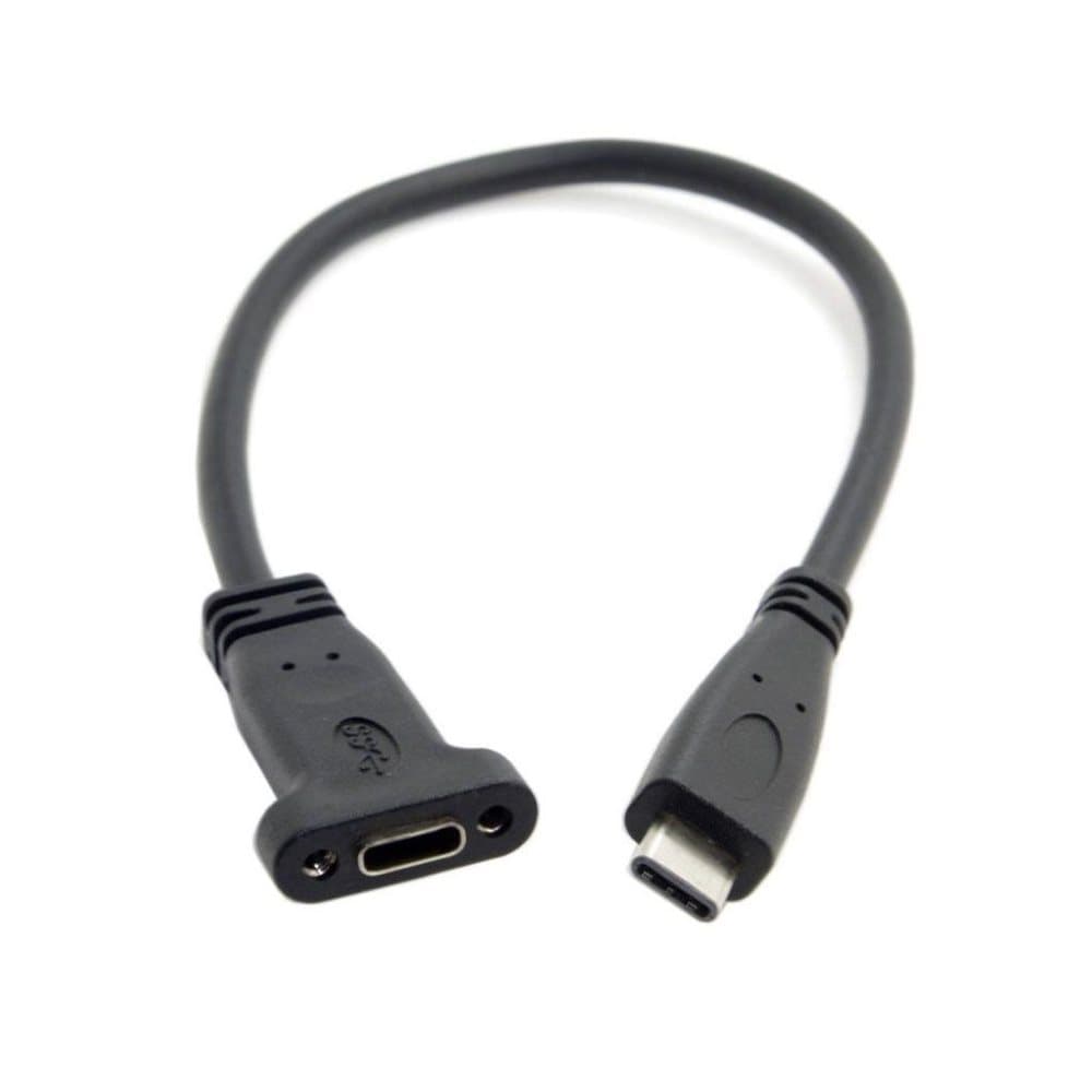 Universel USB-C USB 3.1 Type C hanstik til hunstik forlænger