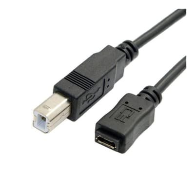 Datorkabel 1.5M micro USB honkontakt till USB 2.0 b-type han