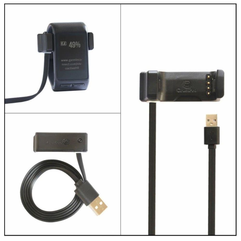 Garmin Vivoactive HR USB oplader- og datakabel med dock