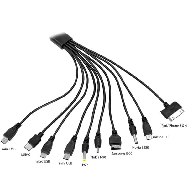 Multifunksjonell 10-i-1 Ladekabel