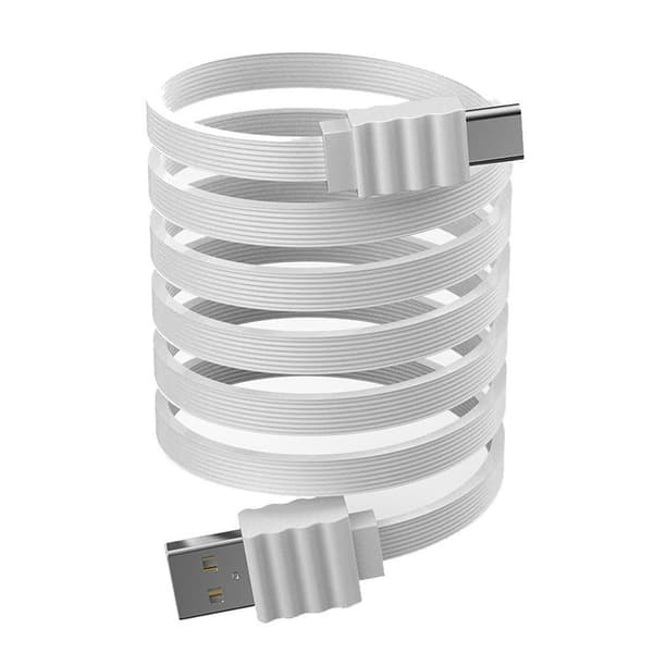 DEVIA USB-C 2Amp Flat kabel för Smartphones - Längd 1m