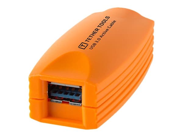 Tether Tools TetherPro - USB-forlengelseskabel - USB-type A (hunn) til USB-type A (hann) - USB 3.0 - 5 m - aktiv - godt synlig oransje