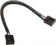 Aqua Computer 4-pin, 15 cm, 0,15 m, Molex (4-pin), Molex (4-pin), Hankjønn, Hankjønn, Rett