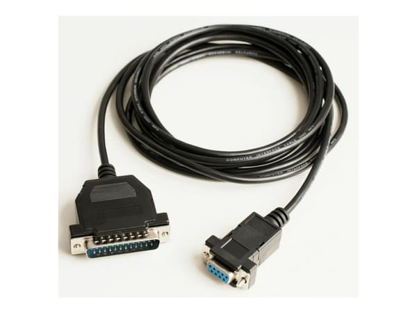 MicroConnect - Seriell/parallell kabel - DB-9 (hona) till DB-25 (hane) - 3 m - svart
