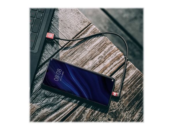 PGYTECH - USB-kabel - USB (hane) till 24-polig USB-C (hane) vinklad - 35 cm