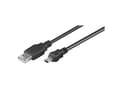 Miniatyrbild 2 av 4: Goobay 50768, 3 m, USB A, Mini-USB B, USB 2.0, 0,48 Gbit/s, Svart