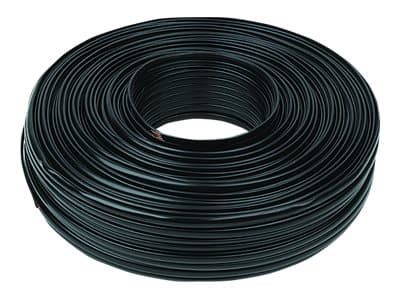 Gembird TC1000S-100M-B - Kabel i store partier - 100 m - svart - flat