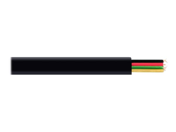 Gembird TC1000S-100M-B - Kabel i store partier - 100 m - svart - flat