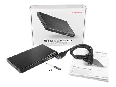 AXAGON EE25-XA6 - Lagringspakke - 2,5" - SATA 6 Gb/s - USB 3.2 (Gen 1)
