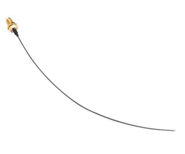 Akasa A-ATC01-150GR, 0,15 m, MHF4L/RP-SMA, Svart, Gull, -40 - 85 °C, 3,5 g