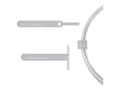 Miniatyrbild 1 av 5: Moshi Integra - USB-kabel - 24 pin USB-C (hane) till 24 pin USB-C (hane) - USB 2.0 - 20 V - 5 A - 2 m - jetsilver