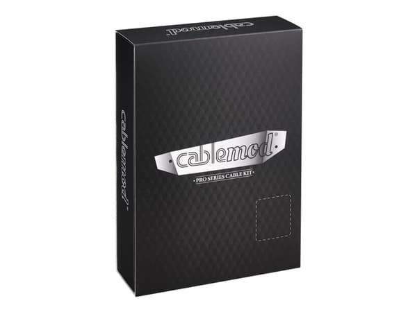 CableMod PRO ModMesh RT-Series Cable Kit - Strømkabelsett - svart, lys grønn