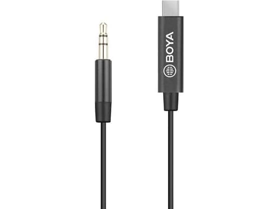 BOYA BY-K2, Musta, USB A, 3.5mm, Uros, Uros, Suora
