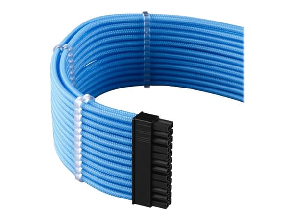 CableMod PRO Series ModMesh RT-Series - Strømkabelsett - formstøpt - lys blå