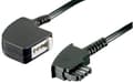 Miniatyrbild 3 av 5: Goobay 3 m TAE-F-kabel, 3 m, TAE-F, TAE-F, svart, hane/kvinna