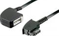 Miniatyrbild 5 av 5: Goobay 3 m TAE-F-kabel, 3 m, TAE-F, TAE-F, svart, hane/kvinna