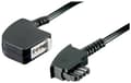 Miniatyrbild 2 av 5: Goobay 3 m TAE-F-kabel, 3 m, TAE-F, TAE-F, svart, hane/kvinna