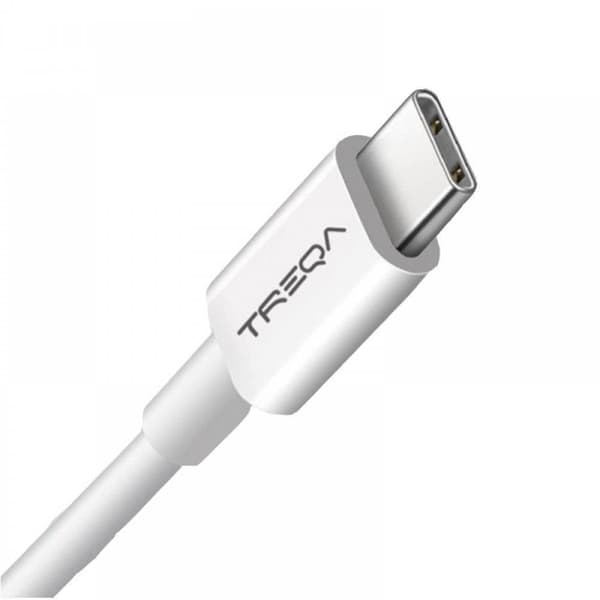 Treqa USB-C Kabel 3m (Vit)