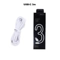 Miniatyrbild 1 av 2: Treqa USB-C Kabel 3m (Vit)