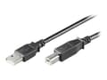 Pikkukuva 2 / 5: MicroConnect USB 2.0 - USB-kaapeli - USB Type B (uros) - USB (uros) - USB 2.0 - 30 cm - musta