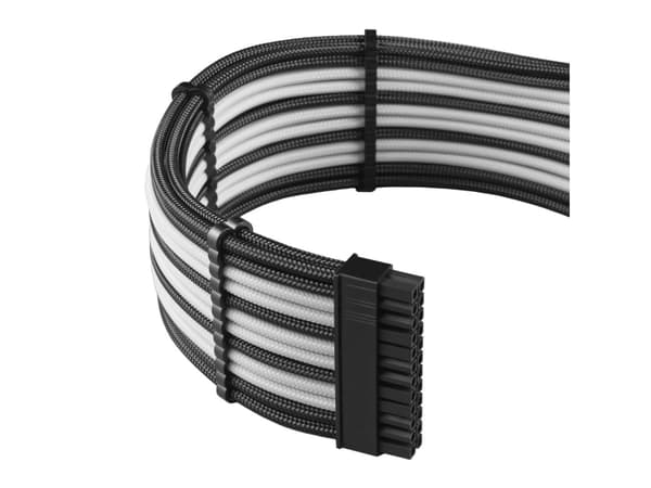 CableMod PRO Series ModMesh C-Series AXi, HXi & RM Cable Kit - Strømkabelsett - formstøpt - svart, hvit