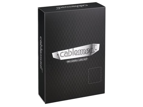 CableMod PRO Series ModMesh C-Series AXi, HXi & RM Cable Kit - Strømkabelsett - formstøpt - svart, hvit