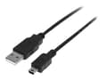 Miniatyrbild 1 av 5: StarTech.com 0.5m USB/Mini USB USB-kablar 0,5 m USB 2.0 USB A Mini-USB B Svart