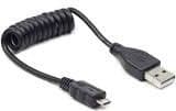Gembird USB A - MicroUSB B, 0.6m, 0,6 m, USB A, Micro-USB B, USB 2.0, Hane/Hane, Svart