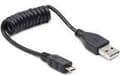 Miniatyrbild 5 av 5: Gembird USB A - MicroUSB B, 0.6m, 0,6 m, USB A, Micro-USB B, USB 2.0, Hane/Hane, Svart